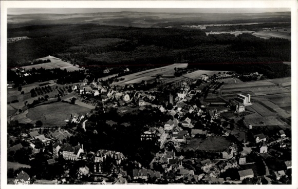 Postcard Schömberg in the Black Forest Württemberg, aerial photograph