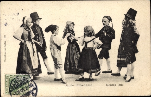 Postcard Denmark, Gamle Folkesanse, Kontra Otte