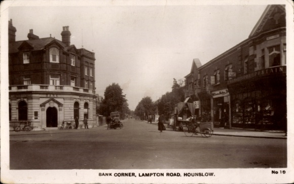PC Borough of Hounslow South West London, Bank Corner, Lampton Road