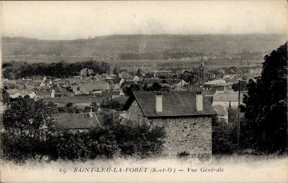 Ak St Leu la Foret Val d'Oise, Gesamtansicht