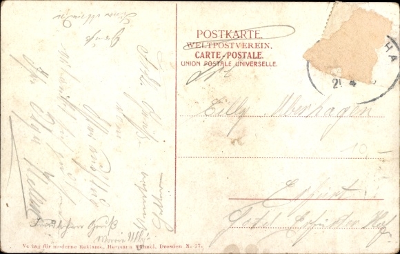 Postcard Thal Ruhla in Thuringia, Kurhotel and Pension Tannhäuser