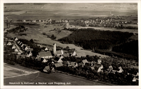 Ak Neukirch Rottweil am Neckar, Fliegeraufnahme