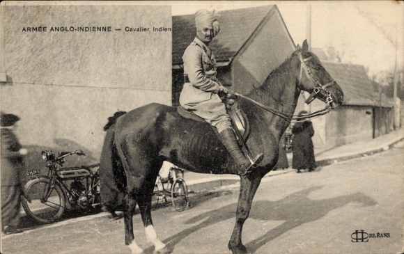CPA Armée Anglo-Indienne, Cavalier India