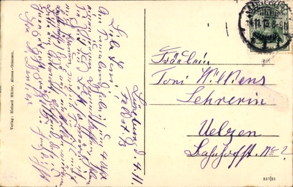 Postcard Büllhorn Stelle in Lower Saxony, Landhaus