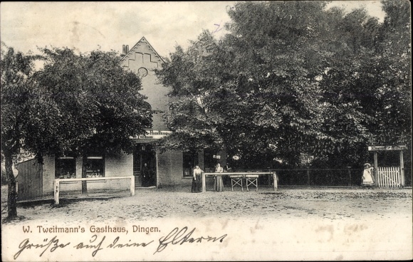Postcard things district Bremen Imsum Geestland, inn W. Tweitmann