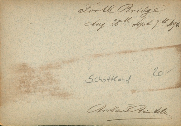 Photo Queensferry Scotland, Forth Bridge, 1894