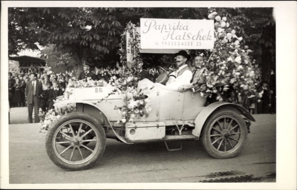 Foto Wien, Auto, Werbung Paprika Hat Schek, Pressgasse 23