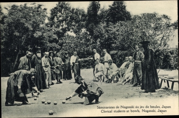 Ak Nagasaki Japan, bekeren, jeu de boules