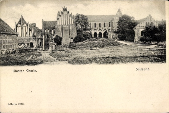 Postcard Chorin in der Mark, Chorin Monastery