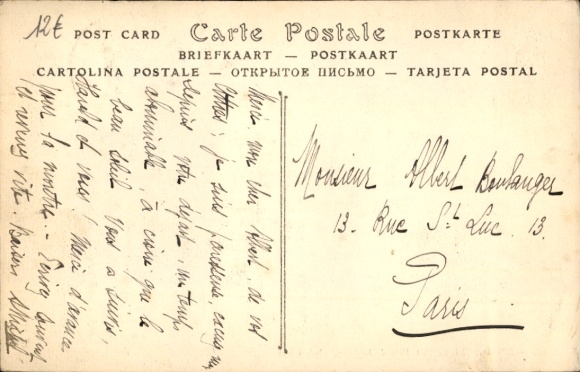 Postcard Ouistreham Riva Bella Calvados, Rue de la Mer