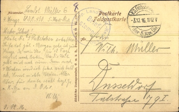Artist Postcard Pommerhanz, K., Soldiers on the roof, smoke chamber