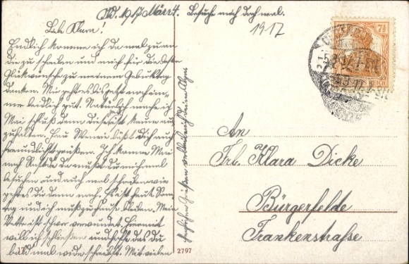 Postcard Oldenburg in Holstein, Cäcilienplatz, buildings, park landscape, roses,