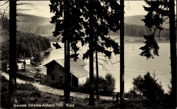 Ak Scheibe Alsbach Neuhaus am Rennweg Thüringen, Stausee