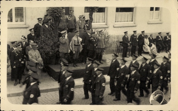 Foto Ak Tholey im Saarland, Marschierende Soldaten, Wehrmacht