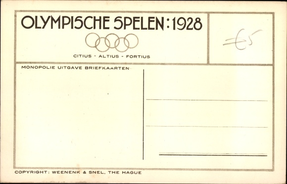 Postcard Amsterdam Nordholland Niederlande, Olympiad 1928, The Uruguay Keeper saves brilliantly