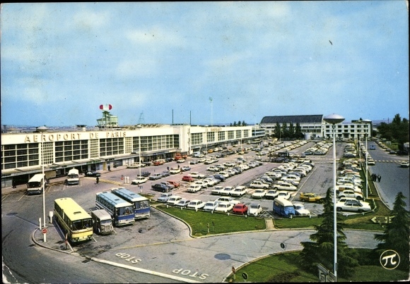 Ak Aeroport de Paris, Le Bourget, L'Aerogare et le parc de stationnement