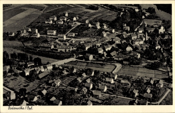 Ak Bodenwöhr in der Oberpfalz, Fliegeraufnahme