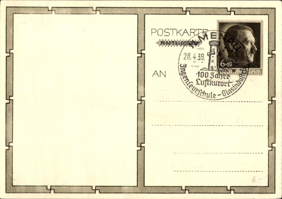 Postal stationery Postcard Führer and Reich Chancellor Adolf Hitler, well-wishers, BDM