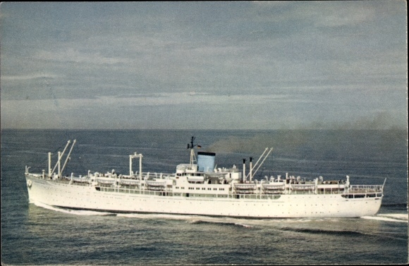 Postcard Steamboat MV Seven Seas, Europe Canada Line