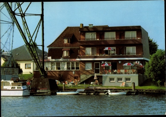 Ak Osten Oste wijk Cuxhaven, Hotel-Restaurant Fährkrug