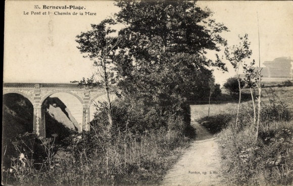 PC Berneval le Grand Petit Caux Seine Maritime, bridge, Chemin de la Mare