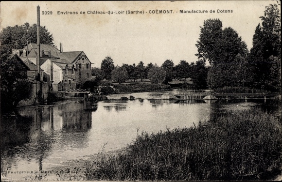 PC Chateau du Loir Sarthe, Coemont, cotton factory