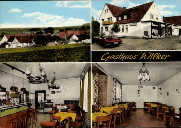 Ak Hüsede Bad Essen in Nedersaksen, Inn Wilker, Inh.Kölzsch