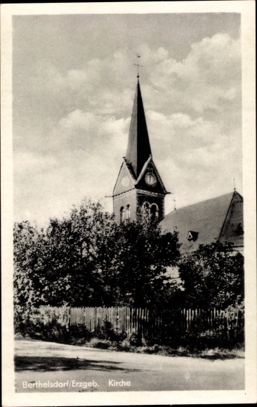 PC Berthelsdorf Weissenborn in the Ore Mountains, church