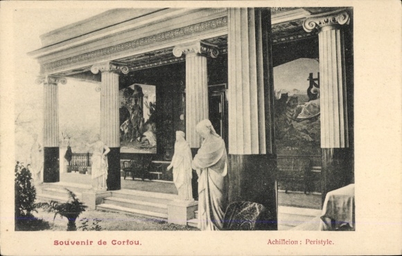 KP Korfu Grecja, Achilleion, Perystyl
