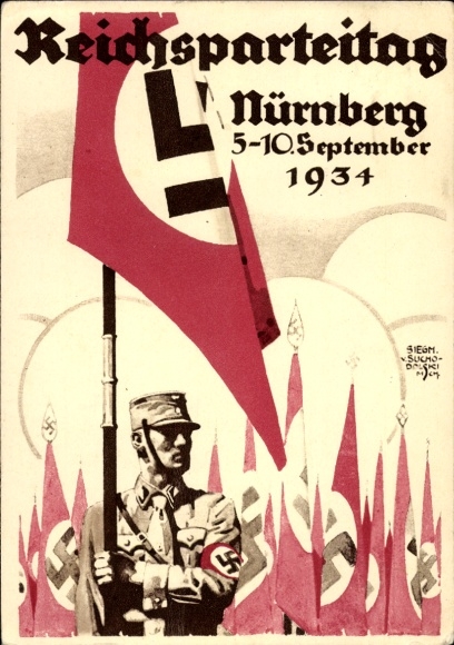 Künstler Ak von Suchodolski, Nürnberg, Reichsparteitag der NSDAP 1934