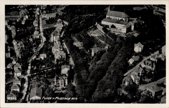 Ak Fulda in Hessen, luchtfoto
