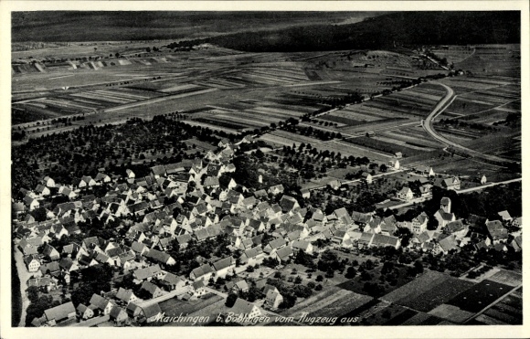Postcard Maichingen Sindelfingen in Württemberg, aerial photograph