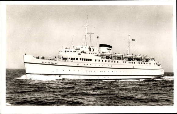 Ak Bundesbahn diepzeeveerboot Duitsland