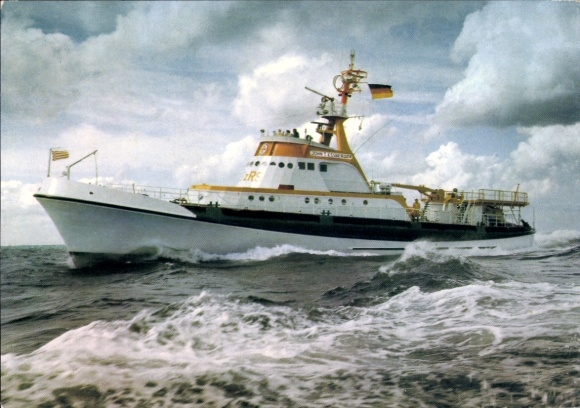 Postcard Sea Rescue Cruiser John T. Essberger, DGzRS