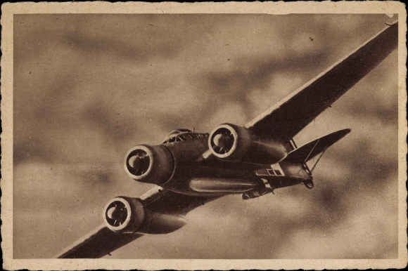 Postcard Italian Air Force, Aerosilurante military aircraft