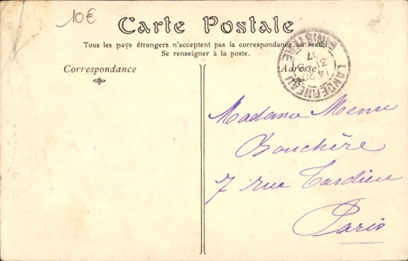 Postcard Landerneau Finistère, Old House