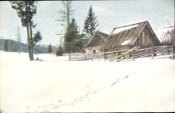 Postcard Mönichkirchen in Lower Austria, Mönichkirchner Schwaig, Winter