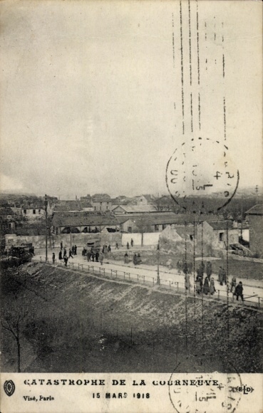 PC La Courneuve Seine Saint Denis, disaster 1918