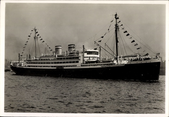 Ak-stoomboot Orinoco, Johnson Line, Hans Hartz nr. 1039