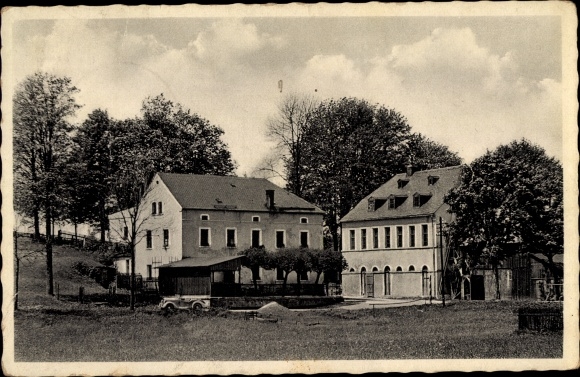 Ak Neuhausen Selb Opper-Franken, Beck's Gasthof, algemeen beeld, weide