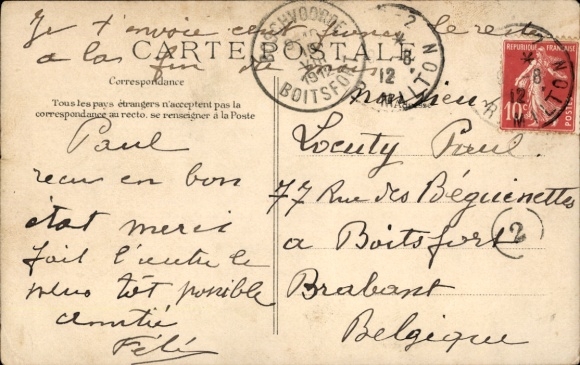 Postcard Rouen Seine Maritime, Joan of Arc