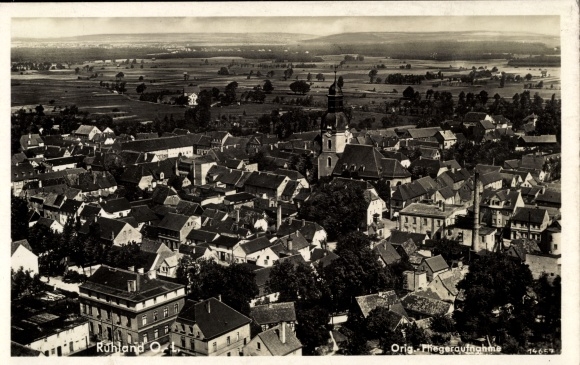 PC Ruhland in Oberlausitz, aerial photo of the place