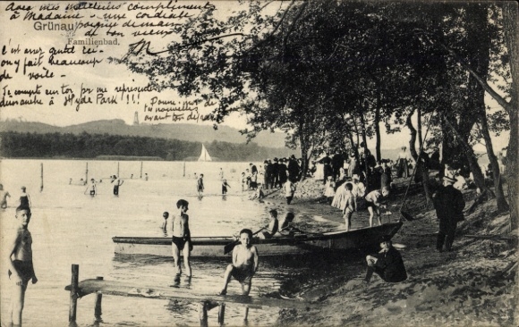 Ak Berlin Köpenick Grünau, Familienbad