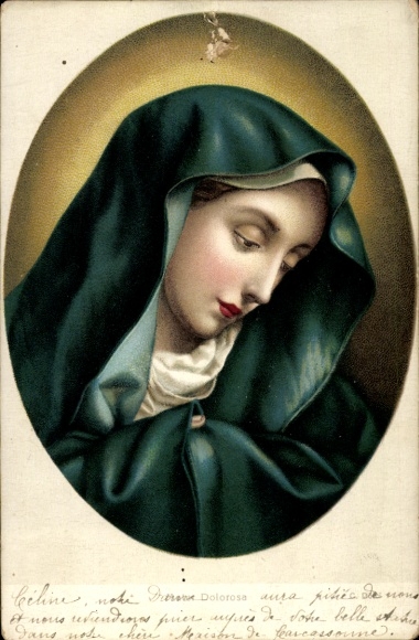 Artist Postcard Dolci, C., Mater Dolorosa, image of the Virgin Mary