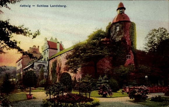 Postcard Ratingen North Rhine Westphalia, Landsberg Castle near Kettwig