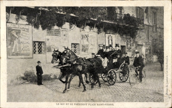 PC Paris XVIII. Montmartre, Place Saint-Pierre, The King and the President