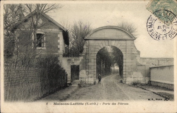 Postcard Maisons Laffitte Yvelines, Porte des Petrons