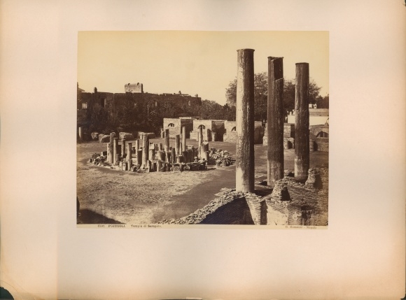 Photo around 1880, Pozzuoli Campania, Tempio di Serapide