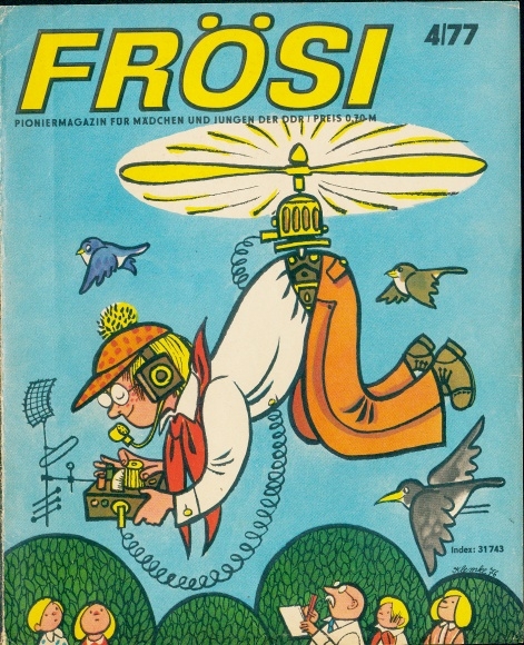 FRÖSI - 4/1977 timetable handicraft sheet