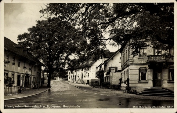 Postcard Nonnenbach Hemigkofen Kressbronn am Bodensee, Main Street